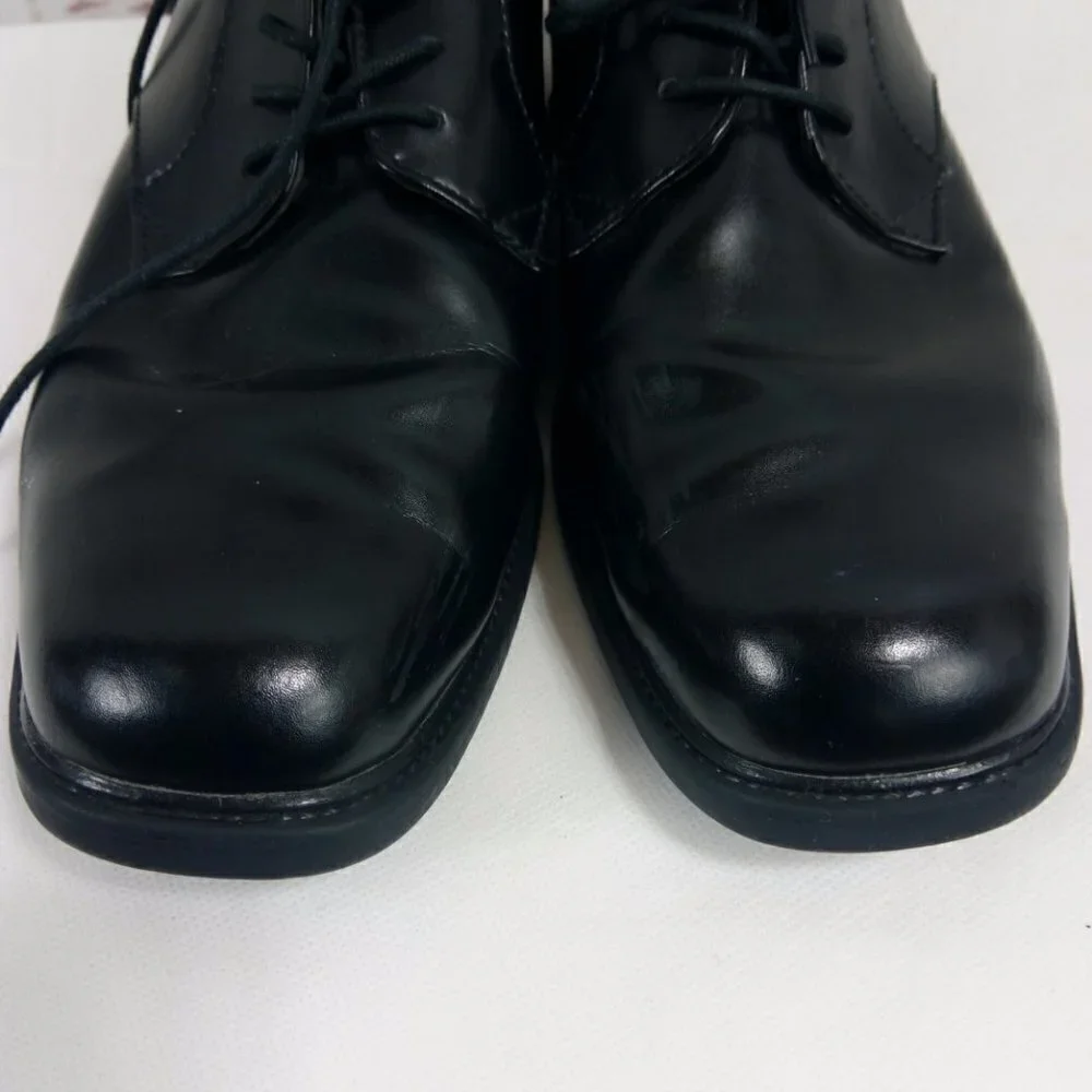 Nunn Bush Comfort Gel Black Leather Dress Shoes